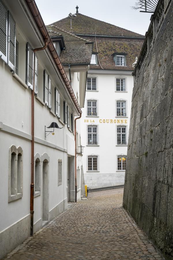 La Couronne Atelier - Dependance Hotel โซโลทูร์น ภายนอก รูปภาพ